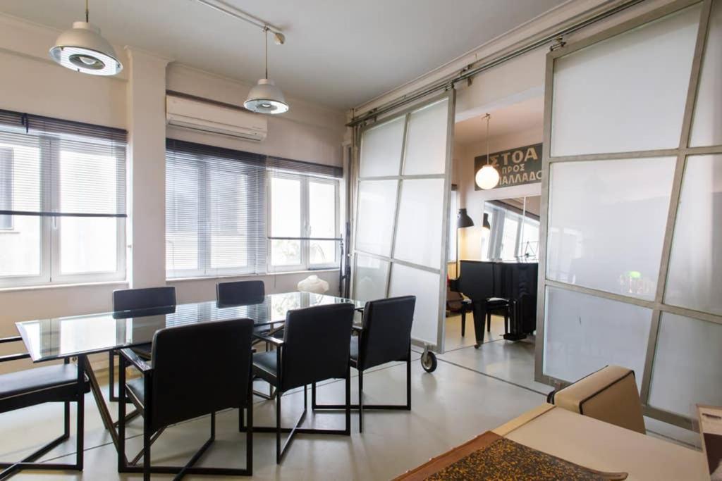 Apartamento Athens Designer'S Loft Downtown Exterior foto